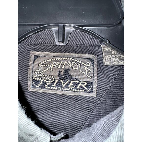 Spindle River Western Shirt Long Sleeve Button Down Men’s XL - Picture 3 of 8